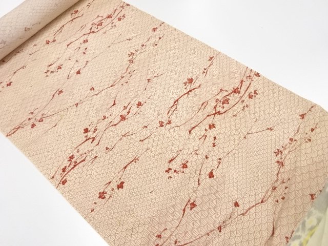 JAPANESE KIMONO / ANTIQUE TSUMUGI BOLT FOR KIMONO